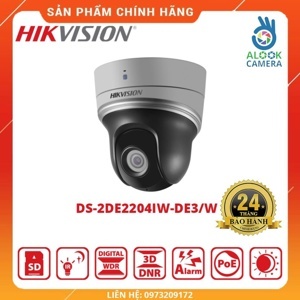 Camera IP PTZ Hikvision DS-2DE2204IW-DE3/W, 2MP