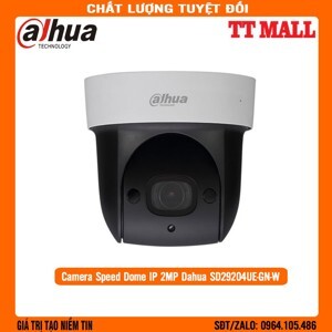 Camera IP Speed Dome Dahua SD29204UE-GN-W - 2MP