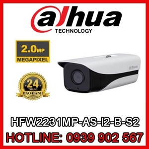 Camera IP Starlight 2MP Dahua DH-IPC-HFW2231M-AS-I2-B-S2