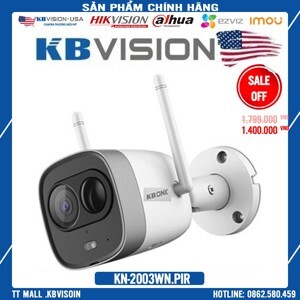 Camera IP Wifi Kbvision KN-2003WN.PIR - 2MP