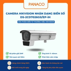 Camera nhận diện biển số Hikvision DS-2CD7026G0/EP-I(H)