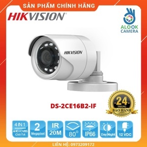 Camera TVI 2m Analog Hikvision DS-2CE16B2-IF