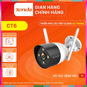 Camera Wi-Fi an ninh ngoài trời TENDA CT6