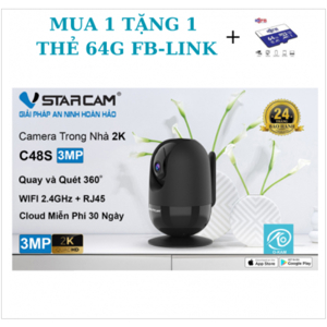 Camera wifi IP Vstarcam C48s 2MP