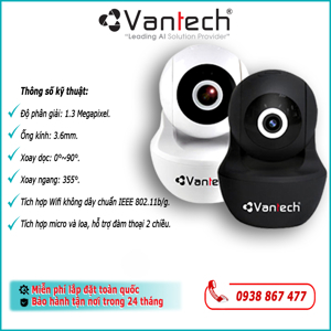 Camera wifi robot Vantech V1310 - 1.3MP