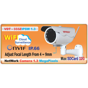 Camera box VDTech VDT333ZIPSW1.3 (VDT333ZIPSW 1.3) - IP, hồng ngoại