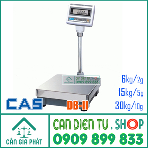 Cân bàn điện tử Cas DB-II 30Kg/10g LCD