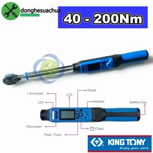 Cần chỉnh lực điện tử 1/2 in 40~200Nm Kingtony 34467-1AG