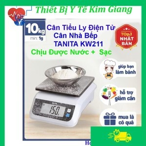 Cân điện tử chống bụi và chống thấm nước Tanita KW-211