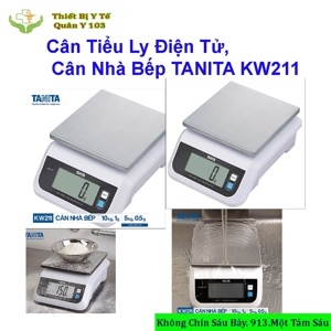 Cân điện tử chống bụi và chống thấm nước Tanita KW-211