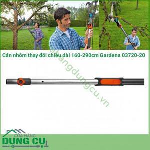 Cán nhôm thay đổi chiều dài 160cm đến 290cm Gardena 03720-20