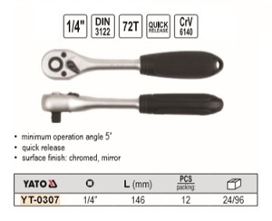 Cần siết lực 1/4" Yato YT-0307