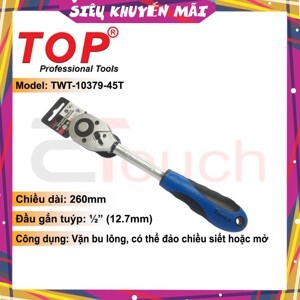 Cần siết tự động 1phần 2 inch 45 răng Top cán bọc nhựa TWT-10379-45t