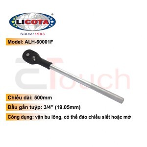 Cần siết tự động 3/4inch đầu vuông Licota ALH-60001F