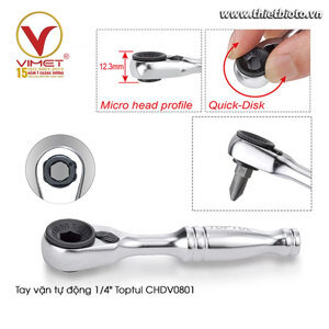 Cần siết vặn vít tự động 1/4 Toptul CHDV0801