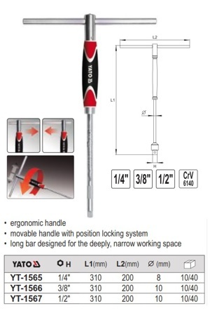 Cần trượt Yato Yt-1565