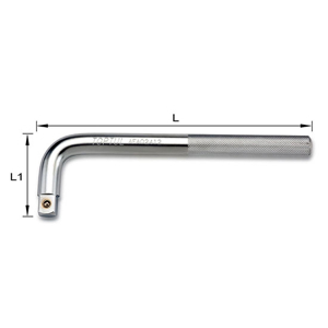 Cần xiết chữ L Toptul AFAO2418 - 3/4"x18"