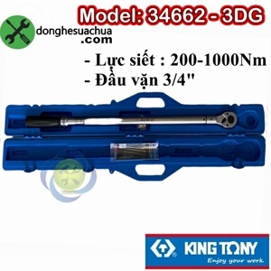 Cần xiết lực Kingtony 34662-3DG - 3/4"