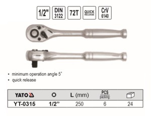 Cần xiết lực Yato YT-0315 - 1/2 inch