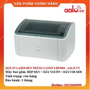 Máy in laser đen trắng Canon LBP3000 (LBP-3000) - A4