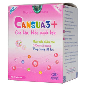 Cansua 3+  - Tăng cường phát triển chiều cao cho bé