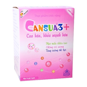 Cansua 3+  - Tăng cường phát triển chiều cao cho bé