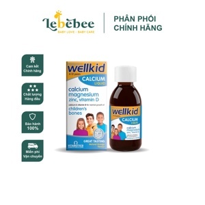 Canxi nước Wellkid Calcium Liquid cho bé từ 4-12 tuổi