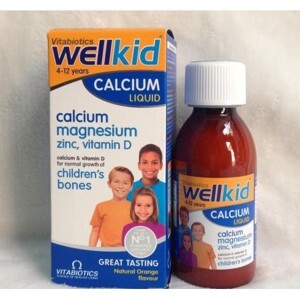 Canxi nước Wellkid Calcium Liquid cho bé từ 4-12 tuổi