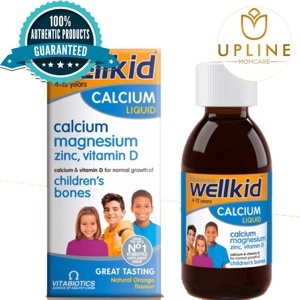 Canxi nước Wellkid Calcium Liquid cho bé từ 4-12 tuổi