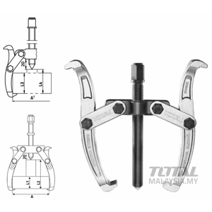 Cảo 2 chấu Total THTGP266, 6"