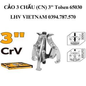 Cảo 3 chấu 3'' Tolsen 65030 (Bạc)