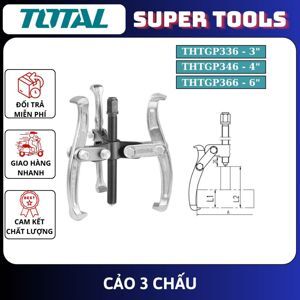 Cảo 3 chấu Total THTGP346, 4"