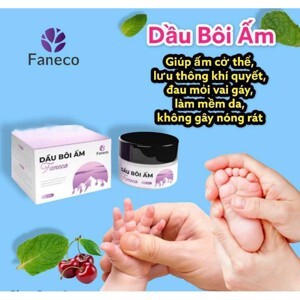 Cao ấm Faneco: tăng đề kháng, chữa đau mỏi vai gáy, giảm ngạt mũi, sổ mũi