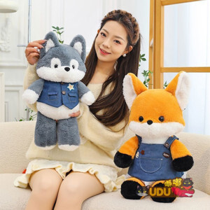 Đồ chơi thú nhồi bông cáo Foxxie gái-WT-124ORG-F