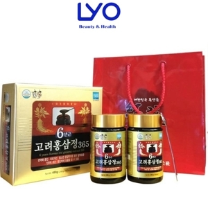 Cao hồng sâm 365 hộp 2 lọ x 240g