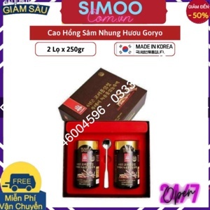 Cao hồng sâm 6 năm tuổi Hàn Quốc - 2x250g