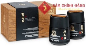 Cao Hồng Sâm Nhung Hươu KGC Cheon Nok Sam Extract (2 lọ x 180g)
