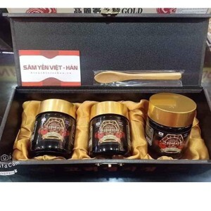 Cao linh chi Hàn Quốc cao cấp hộp gỗ đen (3 lọ x 120g)