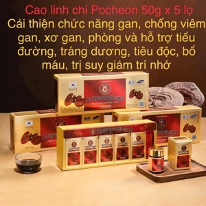 Cao linh chi Pocheon hộp 5 lọ 250g