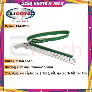 Cảo mở lọc dầu bằng dây da Licota ATA-0265