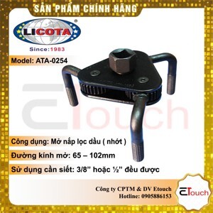 Cảo Mở Lọc Dầu (Nhớt) Chân TRÒN, HỘP Licota - ATA-0254