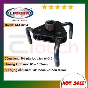 Cảo Mở Lọc Dầu (Nhớt) Chân TRÒN, HỘP Licota - ATA-0254