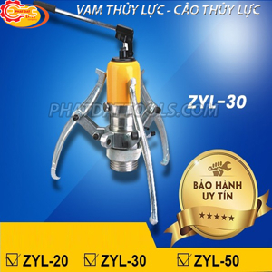 Cảo thủy lực 3 chấu 30 tấn ZYL 30