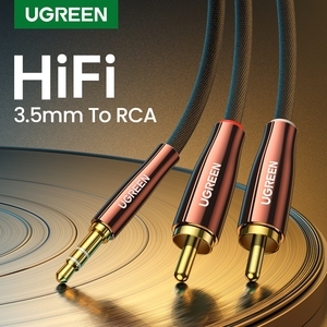 Cáp âm thanh 1 ra 2 RCA dài 2M Ugreen 60241