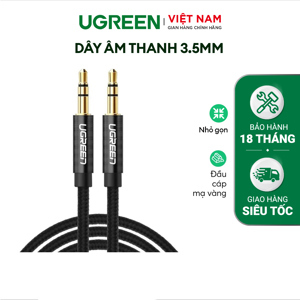 Cáp âm thanh 3.5mm 1M Ugreen 50361