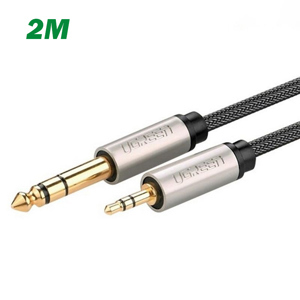 Cáp âm thanh 3.5mm to 6.5mm dài 2m Ugreen 40804