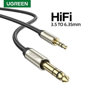 Cáp âm thanh 3.5mm to 6.5mm dài 1.5m Ugreen 40803