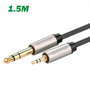 Cáp âm thanh 3.5mm to 6.5mm dài 1.5m Ugreen 40803