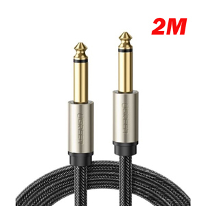 Cáp âm thanh Audio 6.5mm hai đầu dương dài 2M chính hãng Ugreen 40811 cao cấp