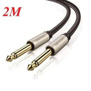 Cáp âm thanh Audio 6.5mm hai đầu dương dài 2M chính hãng Ugreen 40811 cao cấp